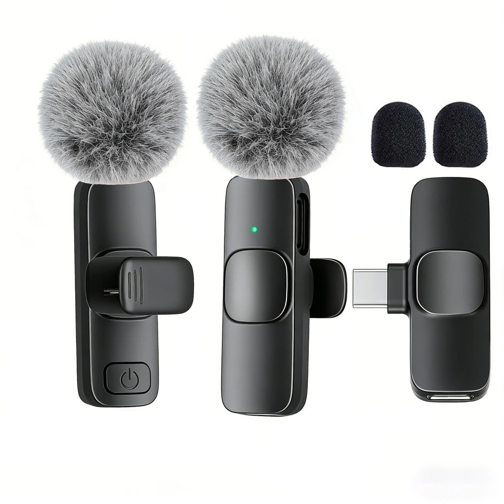 USB-C Wireless Clip-On Microphone