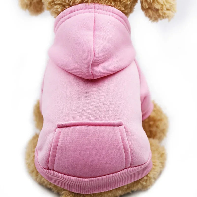 Basic Dog Hoodie Sweatshirt | Soft Warm Pullover in Multiple Colors for Small Medium Dogs | Everyday Puppy Clothes Chihuahua Frenchie