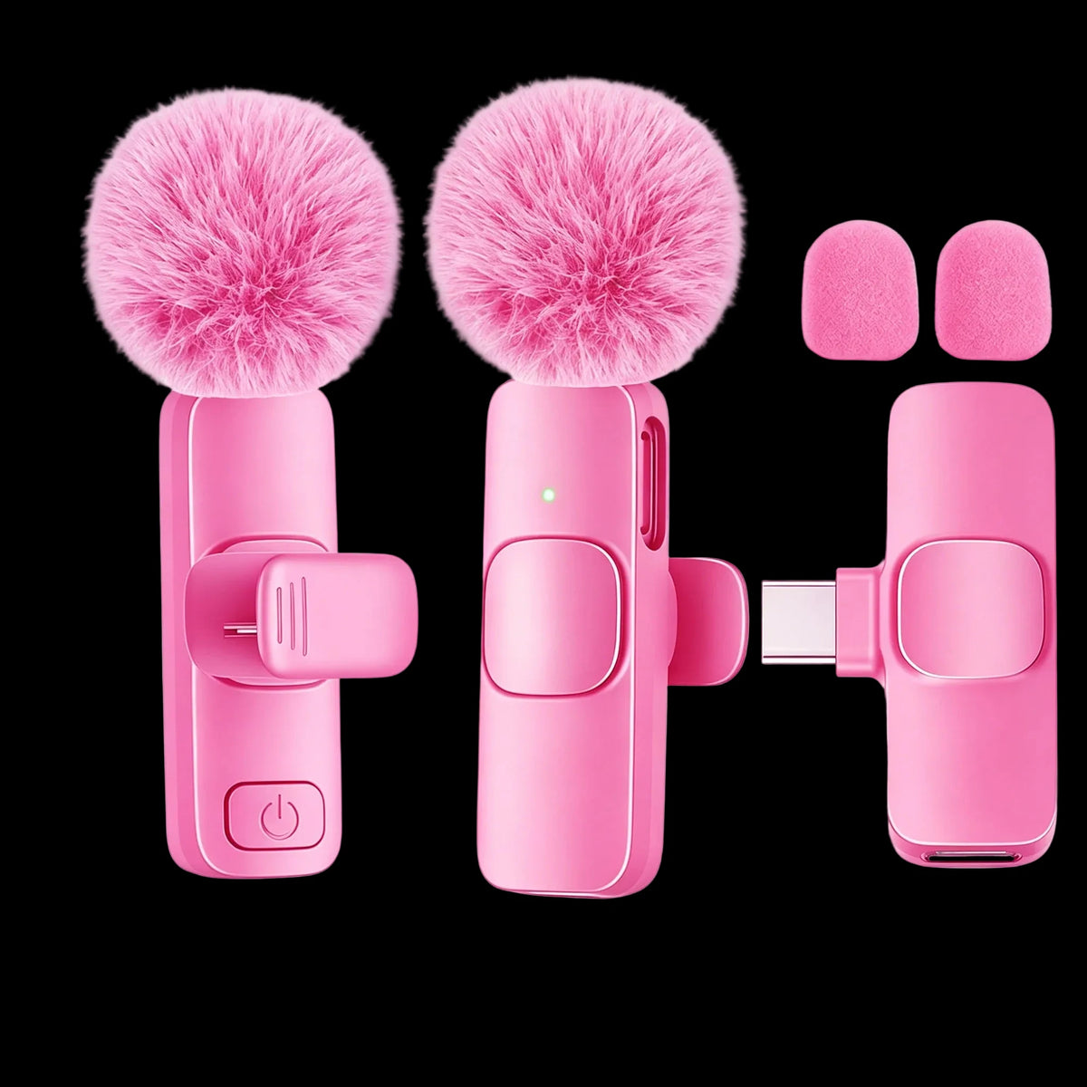 USB-C Wireless Clip-On Microphone