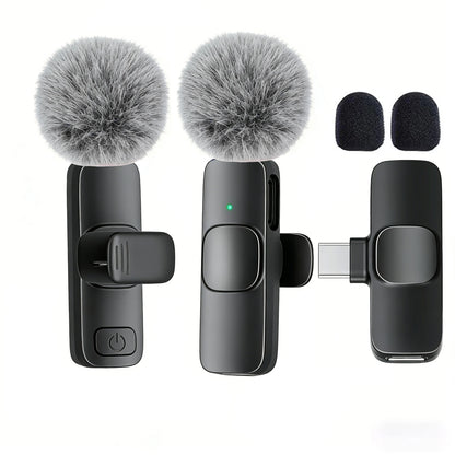 USB-C Wireless Clip-On Microphone