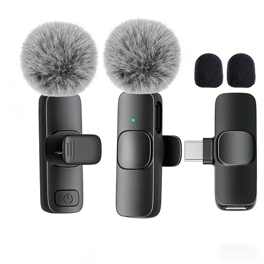 USB-C Wireless Clip-On Microphone