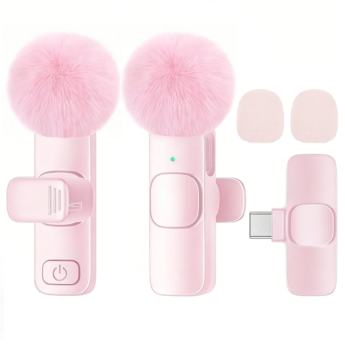 USB-C Wireless Clip-On Microphone