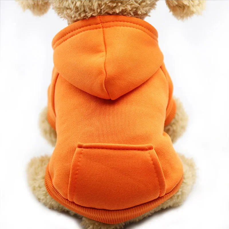 Basic Dog Hoodie Sweatshirt | Soft Warm Pullover in Multiple Colors for Small Medium Dogs | Everyday Puppy Clothes Chihuahua Frenchie