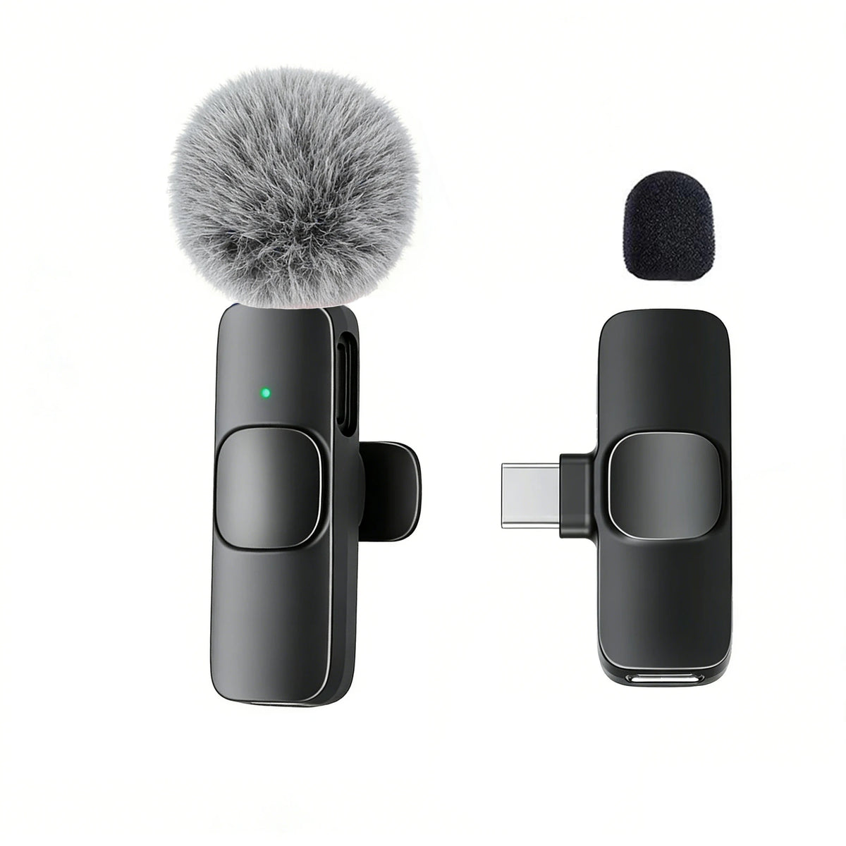 USB-C Wireless Clip-On Microphone