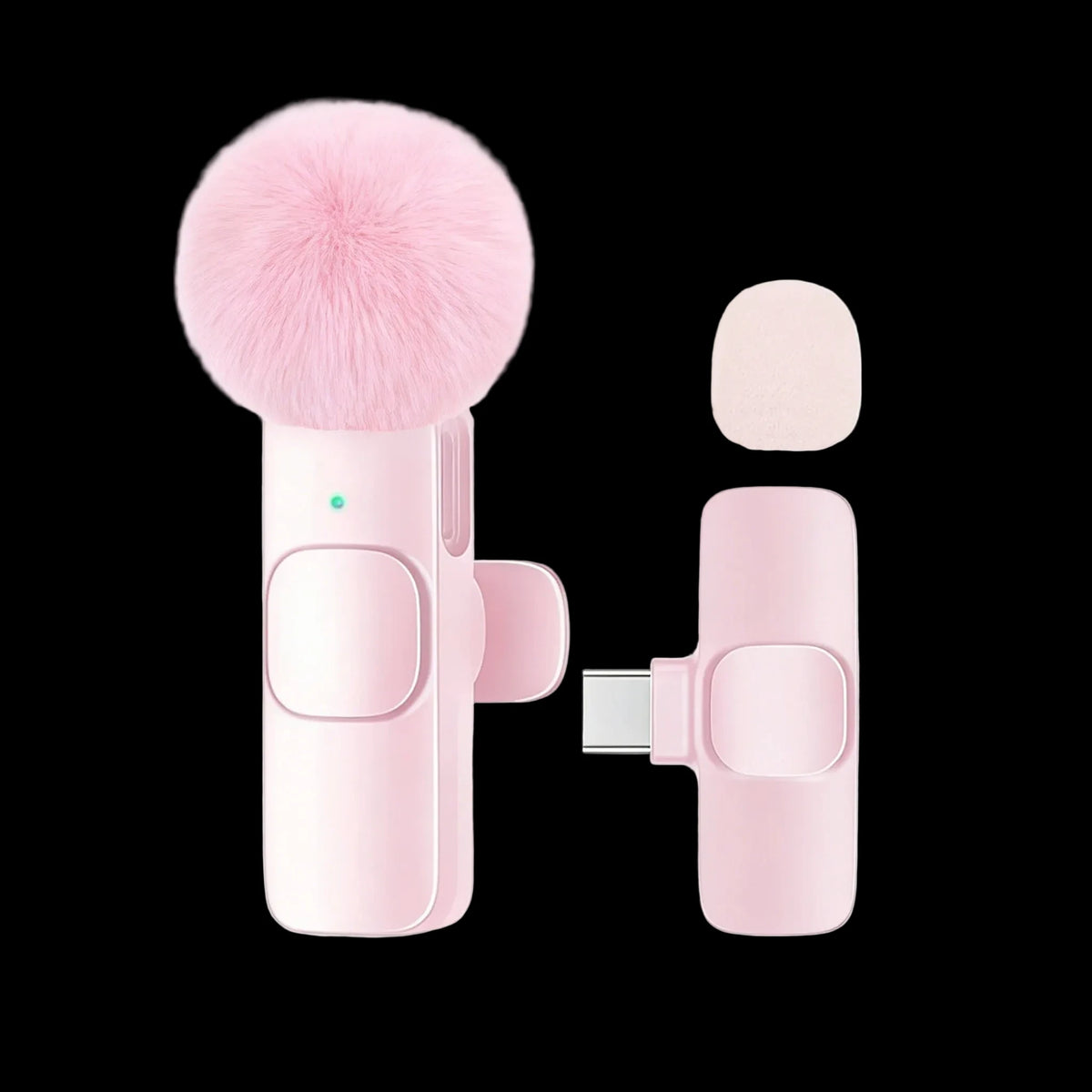 USB-C Wireless Clip-On Microphone