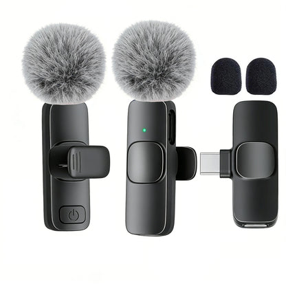 USB-C Wireless Clip-On Microphone