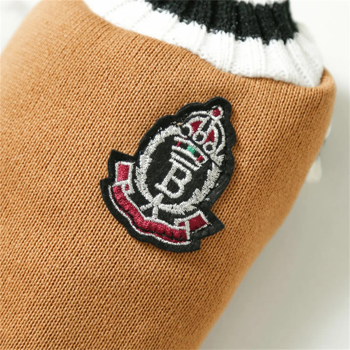 Varsity Dog Sweater Vest | Preppy Collegiate Style Pullover for Small Medium Dogs | French Bulldog Pug Chihuahua Fall Winter Clothes